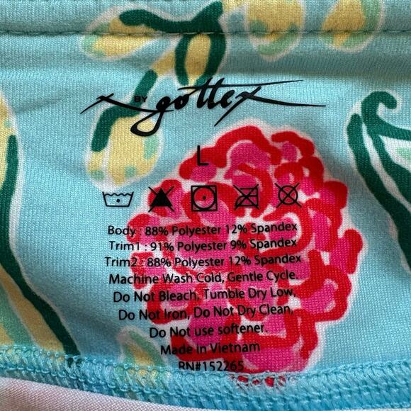 X by Gottex Multicolor Floral Skirt Large - Picture 3 of 3